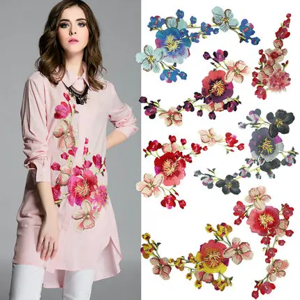 Embroidered water-soluble lace fabric, hand-sewn cheongsam, subsidy for heavy embroidery work, ethnic peony flowers available for immediate delivery,2024-06-30 08:38:13