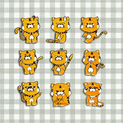 Cute little tiger embroidery patch,2024-07-07 14:48:59