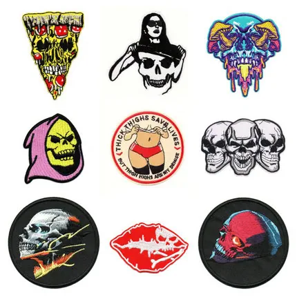 Skeleton embroidered cloth sticker,2024-07-16 07:49:11